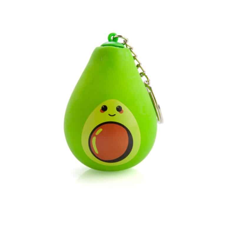 plush avocado keychain