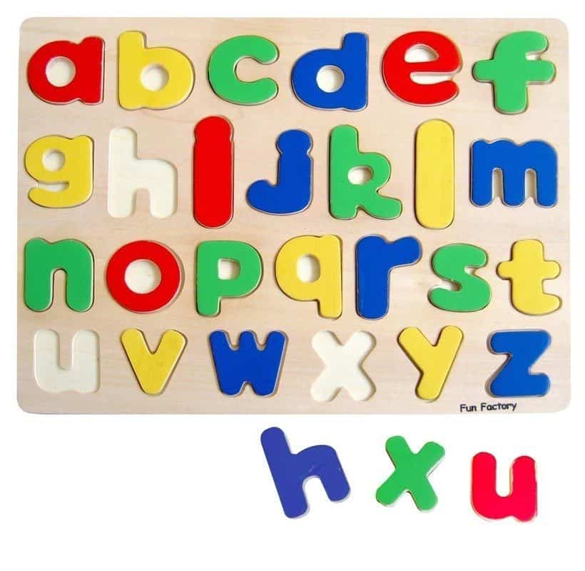 Raised Puzzle Lower Case Alphabet – Autism Advisory & Support Service