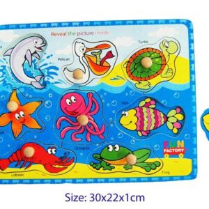 Sea Puzzle With Knobs