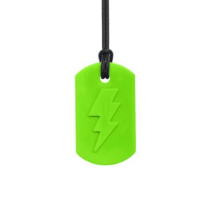 Ark's Bolt Bite Lightning Chew Necklace (XT LIME GREEN)