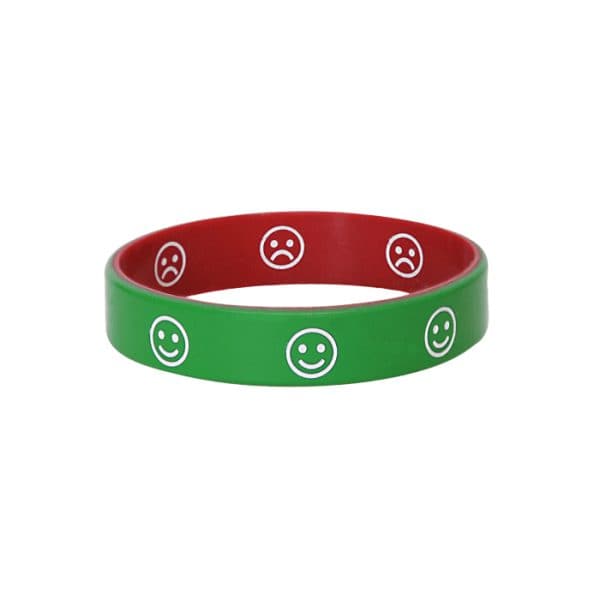 Emotion Band with faces (Green/Red)