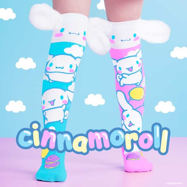 Mad Mia Cinnamoroll Socks Age 6-99
