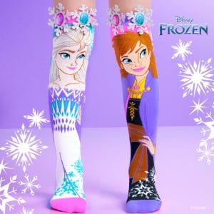 Mad Mia Frozen Sisters Socks Age 6-99