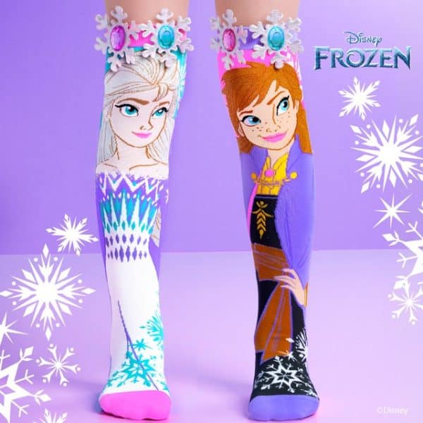 Mad Mia Frozen Sisters Socks Age 6-99