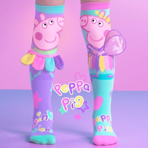 Mad Mia Peppa Pig Fairy Socks Age 6-99
