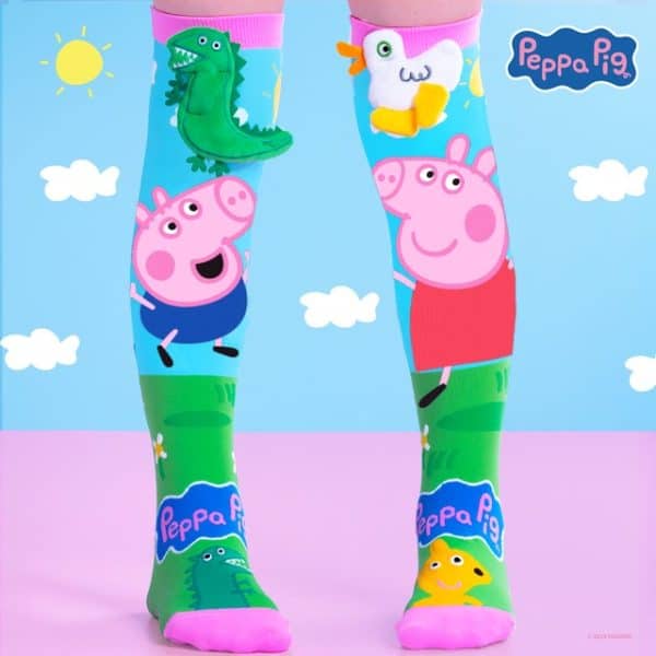 Mad Mia Peppa Pig and George Socks Age 6-99