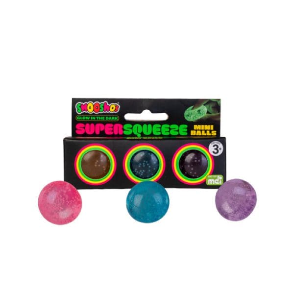 Smooshos Super Squeeze Mini Balls Glow In Dark