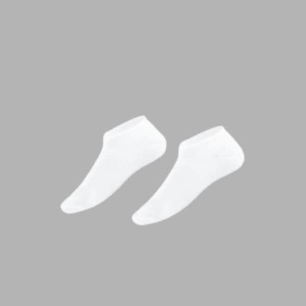 Calmcare Sensory Ankle Socks Size 3-8 (10yrs +) WHITE