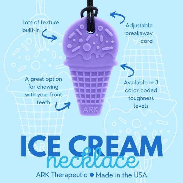 Ark Ice Cream Chew Necklace PURPLE  XXT - Image 2
