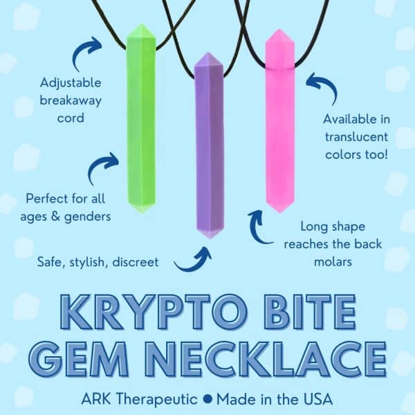 Ark Krypto Bite Chewable Gem Necklace GREY XXT - Image 6