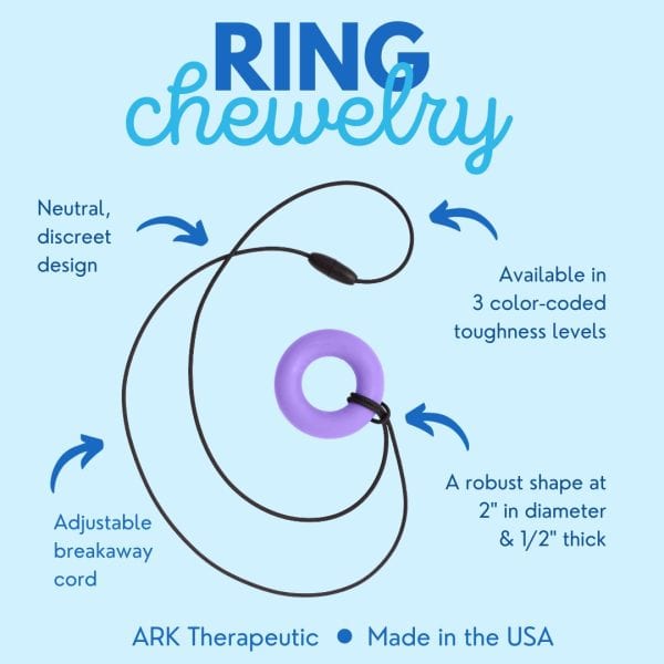 Ark Chewable Ring Necklace DARK BLUE STANDARD - Image 3