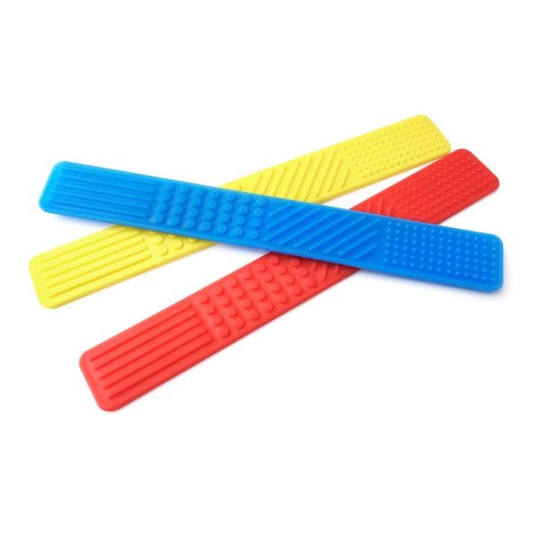 Ark Sensory Bookmark/Fidget 3 pack RED/YELLOW/BLUE - Image 3