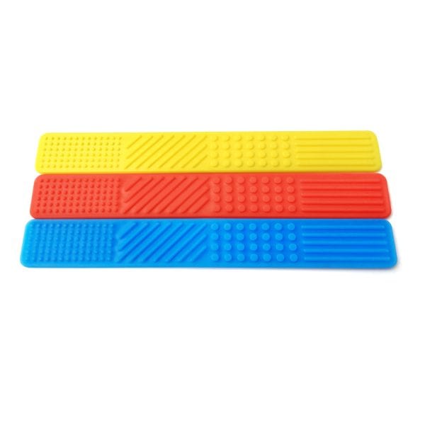 Ark Sensory Bookmark/Fidget 3 pack RED/YELLOW/BLUE - Image 4