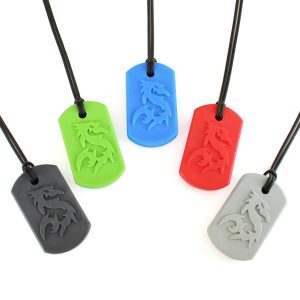 Ark Dragon Bite Chew Necklace BLACK XT