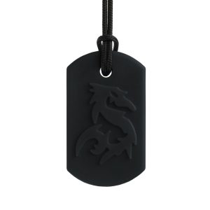 Ark Dragon Bite Chew Necklace BLACK XT