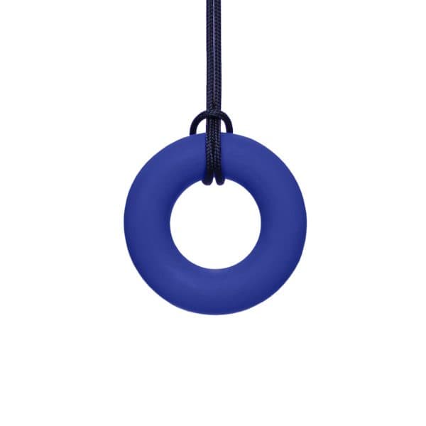 Ark Chewable Ring Necklace DARK BLUE STANDARD