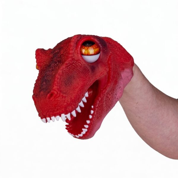 Eyerolling Hand Puppet Dino - Image 2